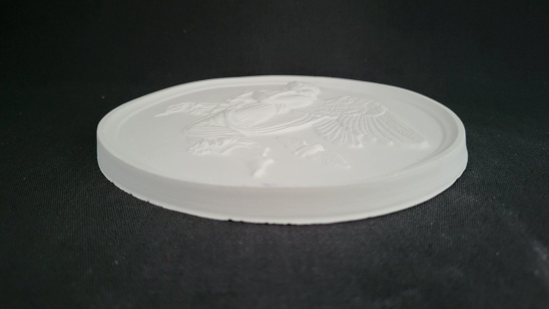 Figurines: Gips-Relief mit Engel "II" – D'occasion à Basel par spinne02 4