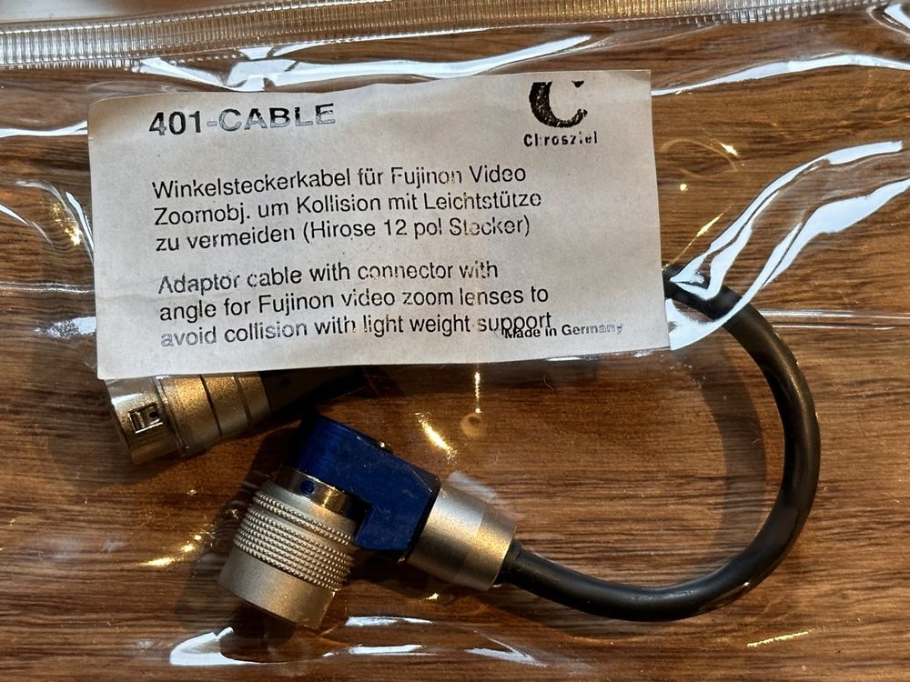 Eonvic DC 12V Auf 12 Pin Hirose Power Kabel – Für Fujinon/Canon/Nikon B4 2/7 Objektive, 30 Cm Länge