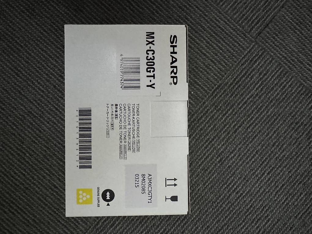 Druckerpatronen & Toner: Sharp MX-C30GT-Y Toner – Neu und originalverpackt aus Selzach von hor_w977