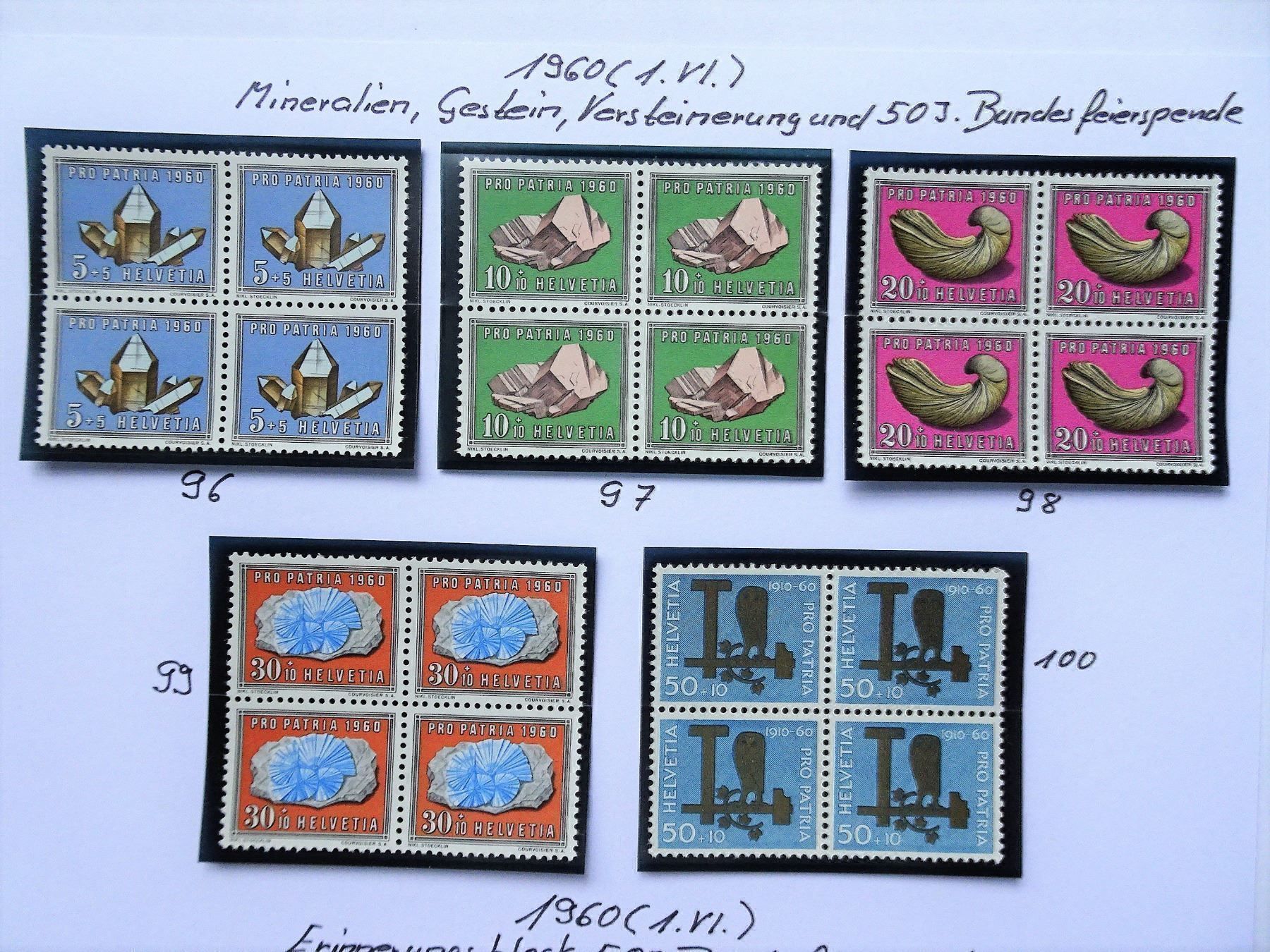 Alle Briefmarken: PP 1960** – Neu (gemäss Beschreibung) aus Aadorf von Chnorli-Furz