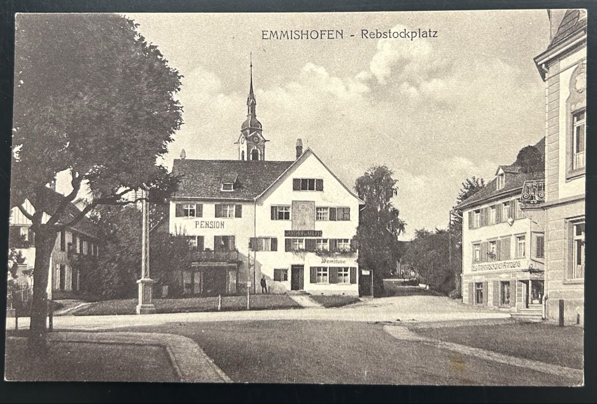 Cartoline postali: Emmishofen Rebstockplatz – Usato da Horw venduto da Tellbub