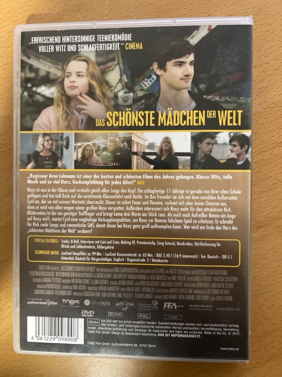 Tutti i DVDs: Das Schönste Mädchen der Welt - DVD – Usato da windisch venduto da meisterkingremo 1