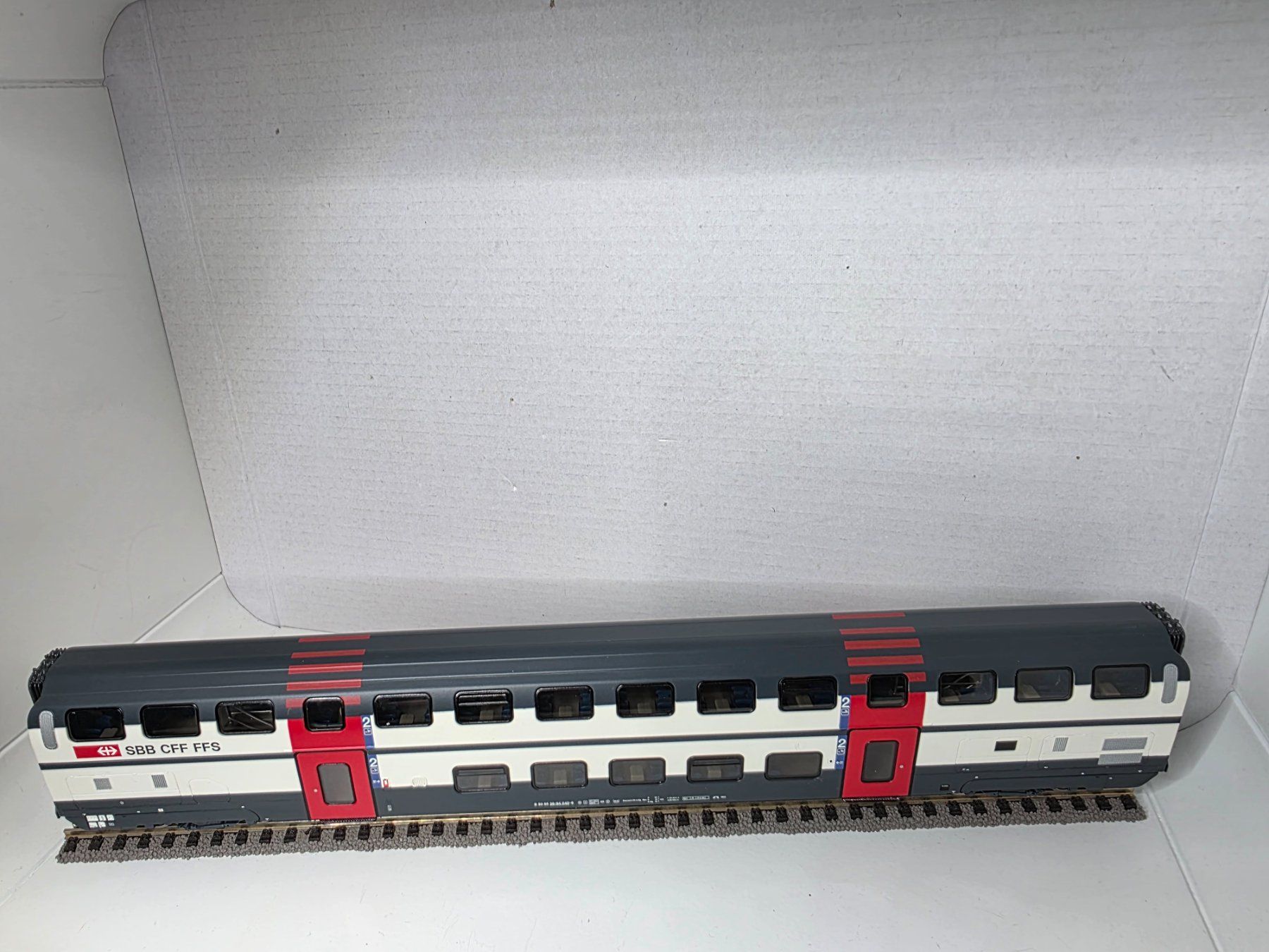 Roco Modellini di ferrovie: Roco SBB IC2000 Dosto 2.Kl. AC – Usato da Schwarzenburg venduto da hebusch54 1