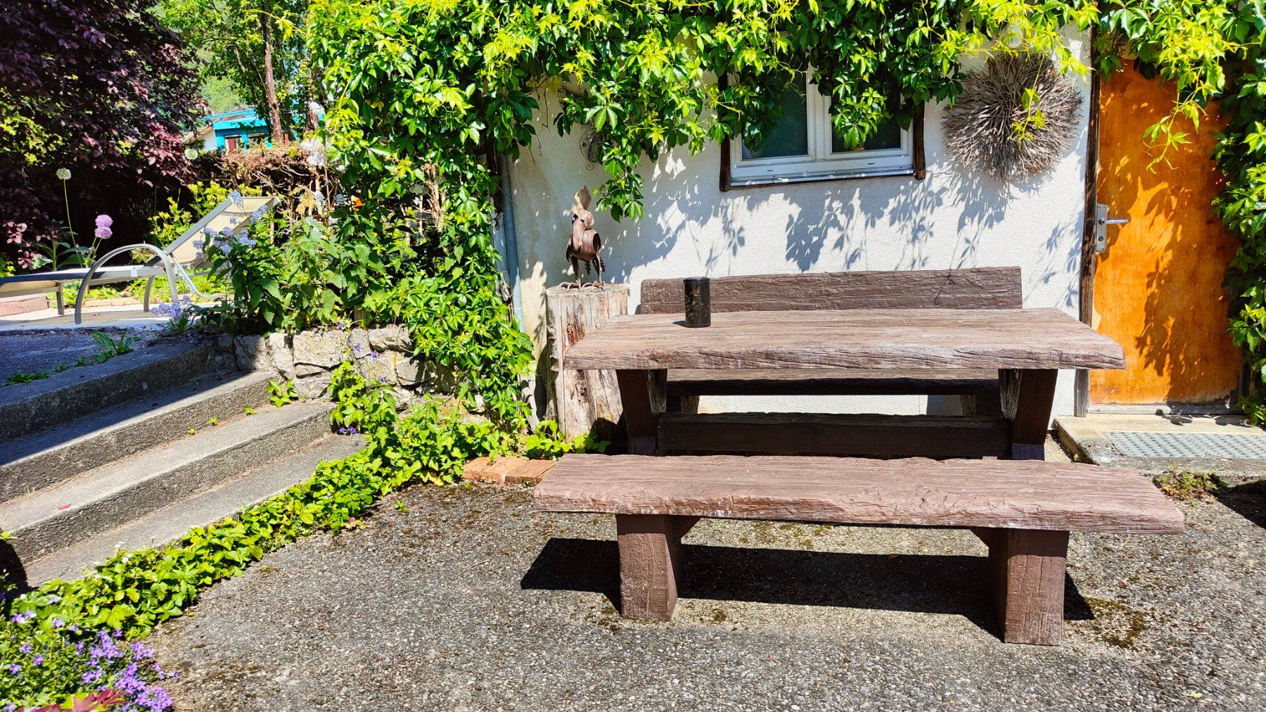 Tische: Beton-Tisch 180 Eiche/ Altholz – Neu (gemäss Beschreibung) aus Herbetswil von AHA-Garten 5