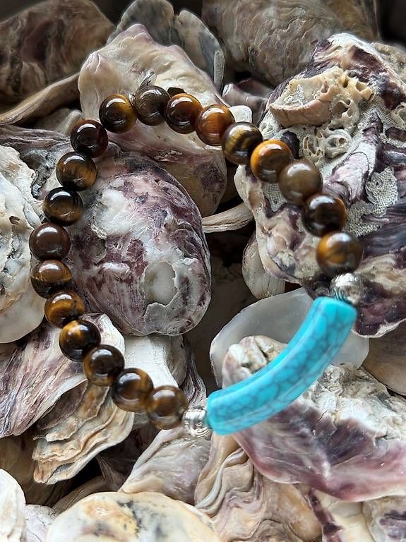 Armbänder & -reifen: Perlenarmband Handgemacht Tigeraugen – Gebraucht aus Luzern von ONATTRADE