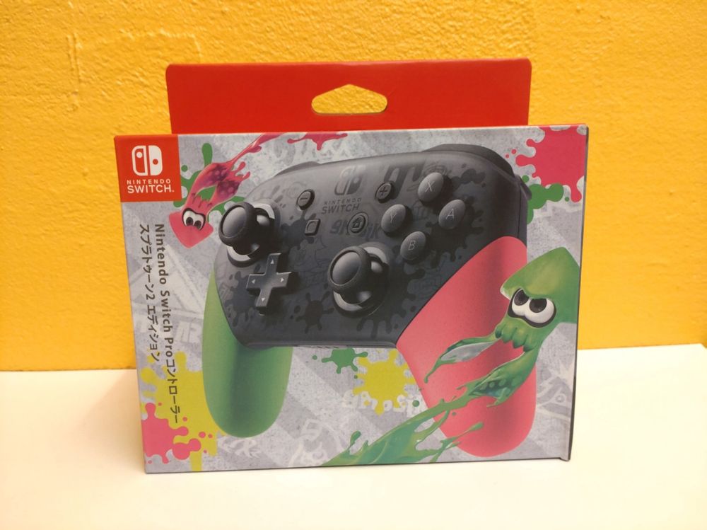 Nintendo Switch Pro Controller Splatoon 2 - HAC-A-FSS (JPN) (Neu und ...