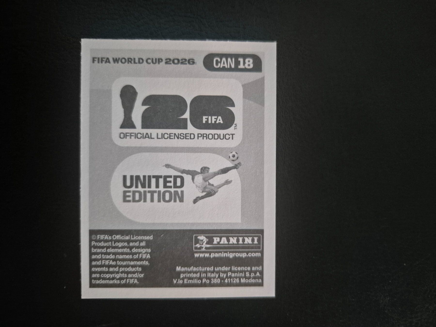 Panini Carte collezionabili: Panini WM 26 CAN 18 – Nuovo (secondo la descrizione) da Rorschacherberg venduto da AJ3108 1