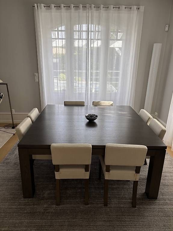 Set di tavolo e panche: Salle à manger design italien | table + 8 chaises – Usato da Doppleschwand venduto da bru_xl8z 1