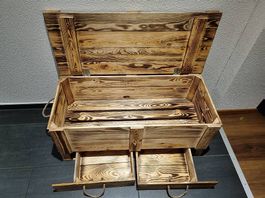 Holzkiste für Garten