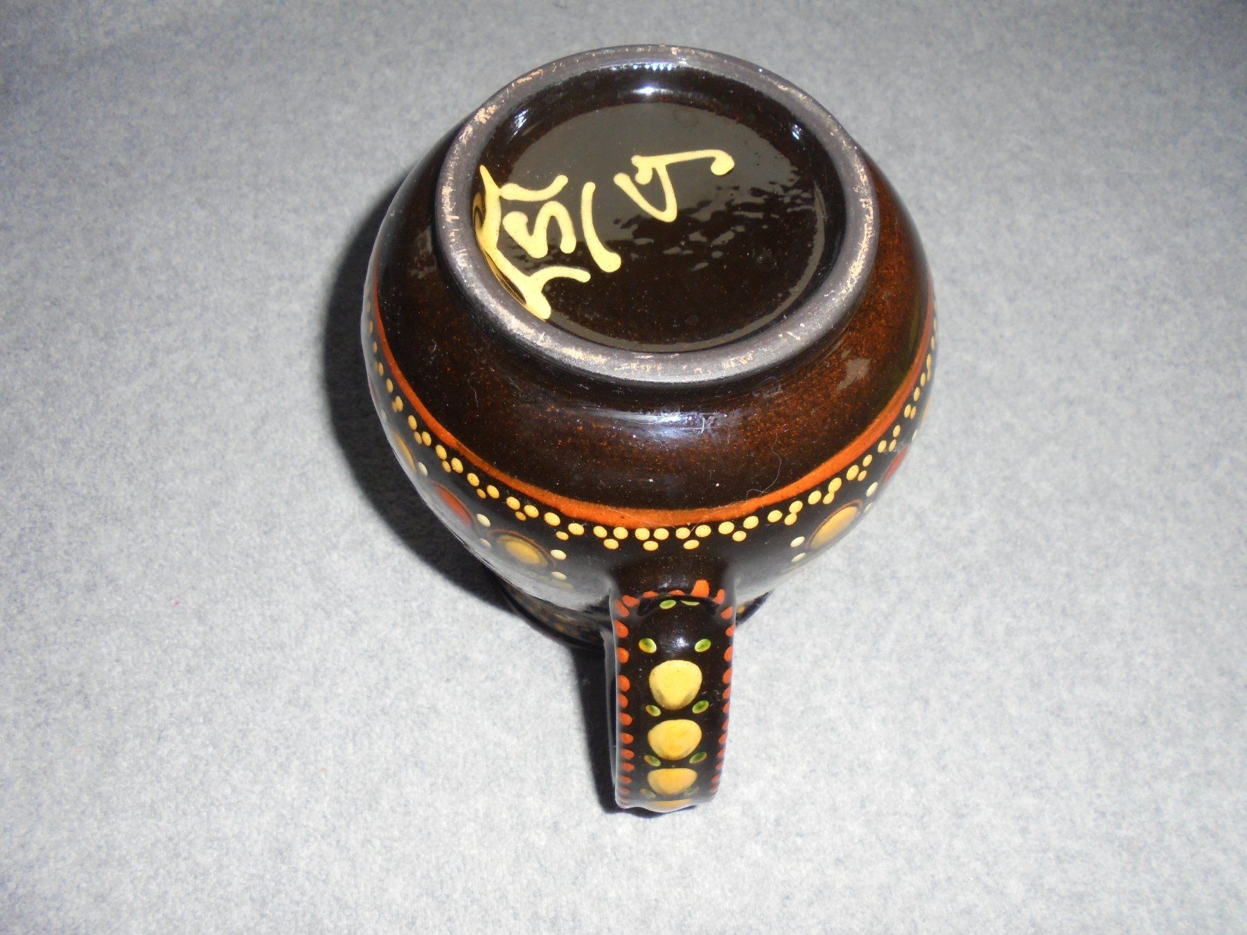 Caraffe: Keramik Krug "Bauernmalerei" – Usato da Rüschegg-Heubach venduto da Ofen111 3