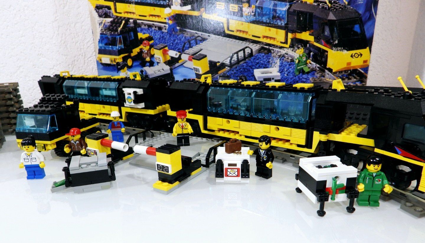 Lego Kit di costruzioni: LEGO 9 VOLT EISENBAHN 4559 CARGO RAILWAY MIT OVP – Usato da Turbenthal venduto da Ddanuh 7