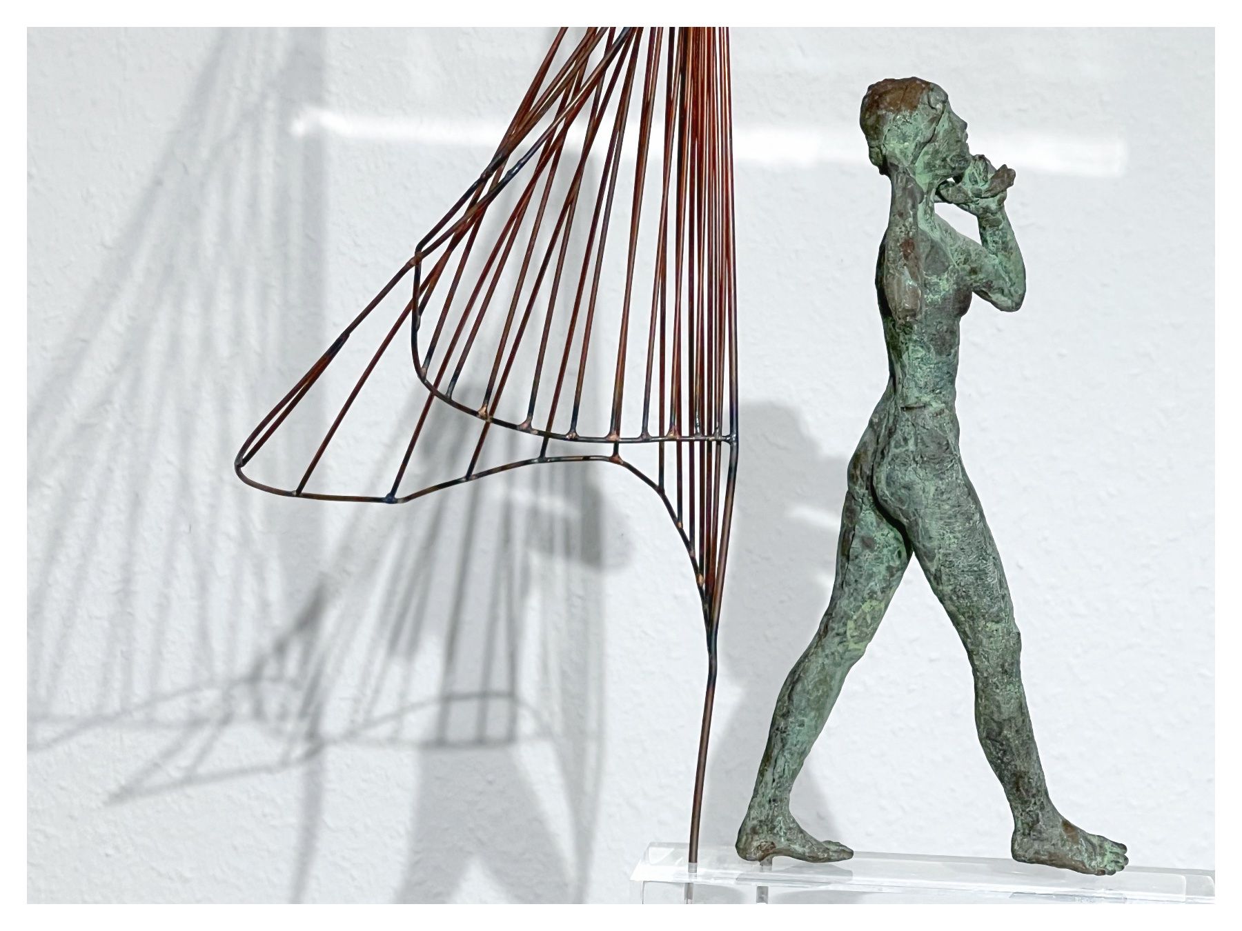 Sculture & Statue: Hans Erni. Sehr seltene Bronce-Skulptur. – Usato da Solothurn venduto da Spektrum007 3