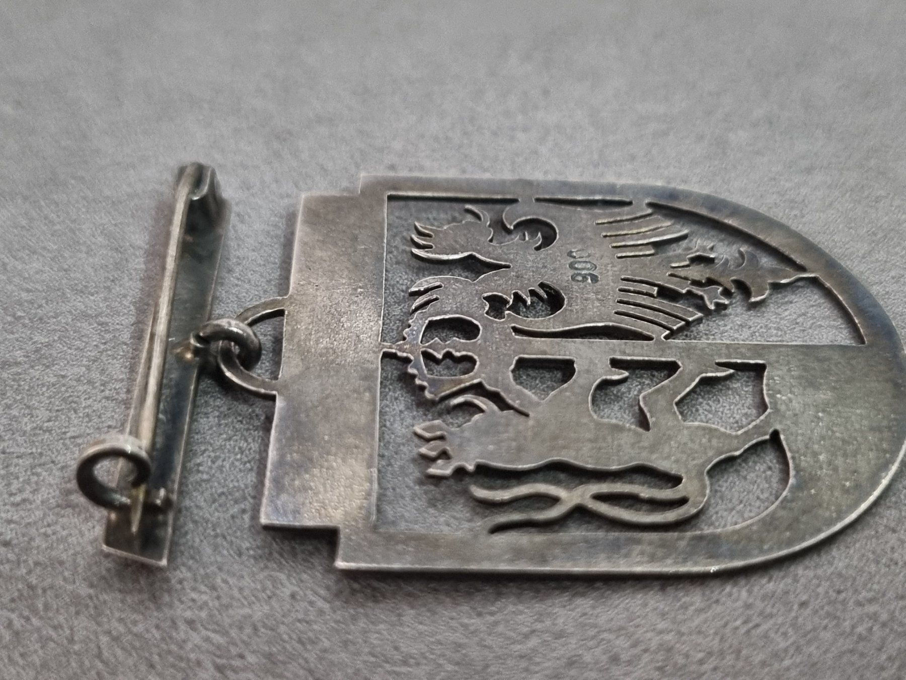 Placchette & Badge: Antike "Görlitz" Brosche/Anstecknadel, Silber 900er – Usato da Lenzburg venduto da freedomky 4