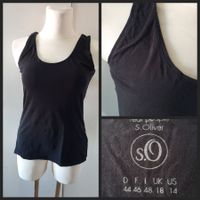 ***S. OLIVER*** Basic Top schwarz Gr. 44