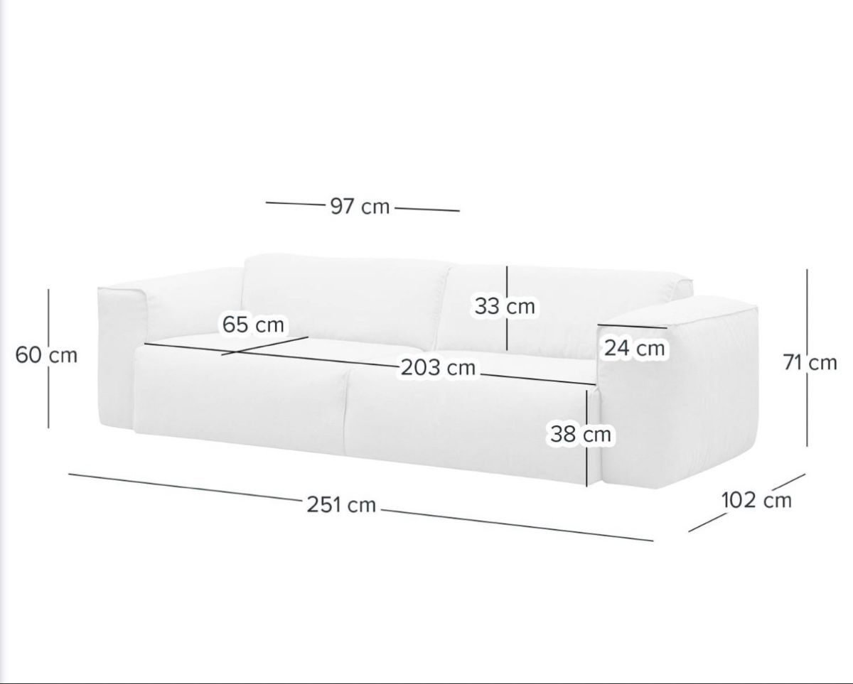 Divani: 3 seater beige sofa – Usato da Luzern venduto da tat_8tvl 4