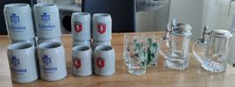 Bierkrüge-, Gläser, Fürstenberg, Bilger, Feldschlösschen