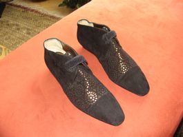 schwarze Halbschuhe Gr. 39,5 Giorgio Moretto