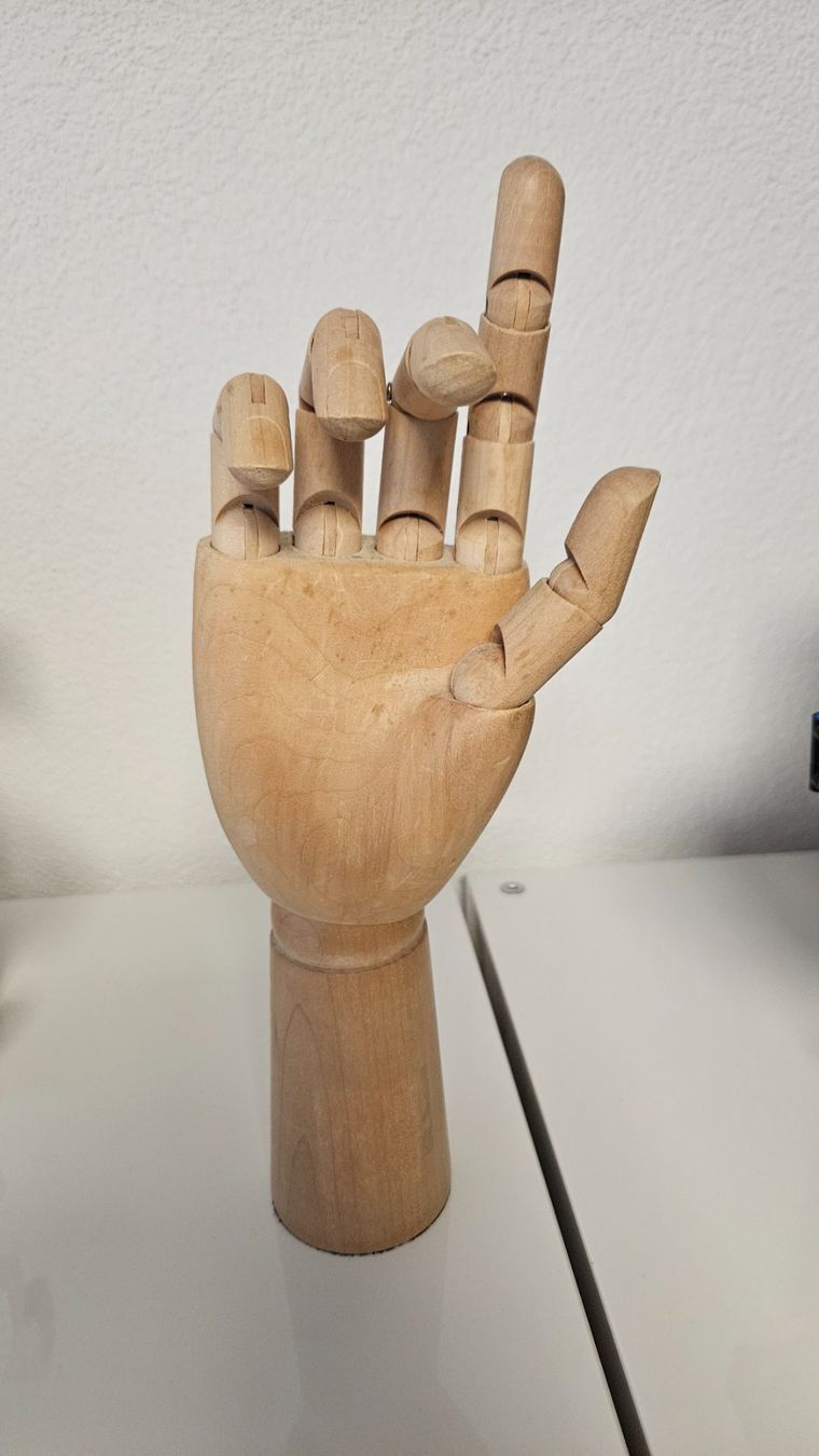 Pfister Tutte le decorazioni: Gliederhand aus Holz – Usato da Zofingen venduto da chbirche 1