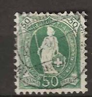 CH090a - Helvetia debout 90a obl.