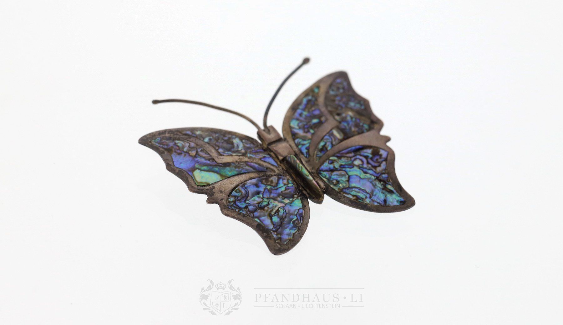Spille & Fermagli: BROSCHE / ANSTECKNADEL "SCHMETTERLING" IN SILBER 925 – Usato da Schaan venduto da Pfandhaus-LI 2