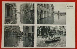 Hochwasser in Luzern 1910
