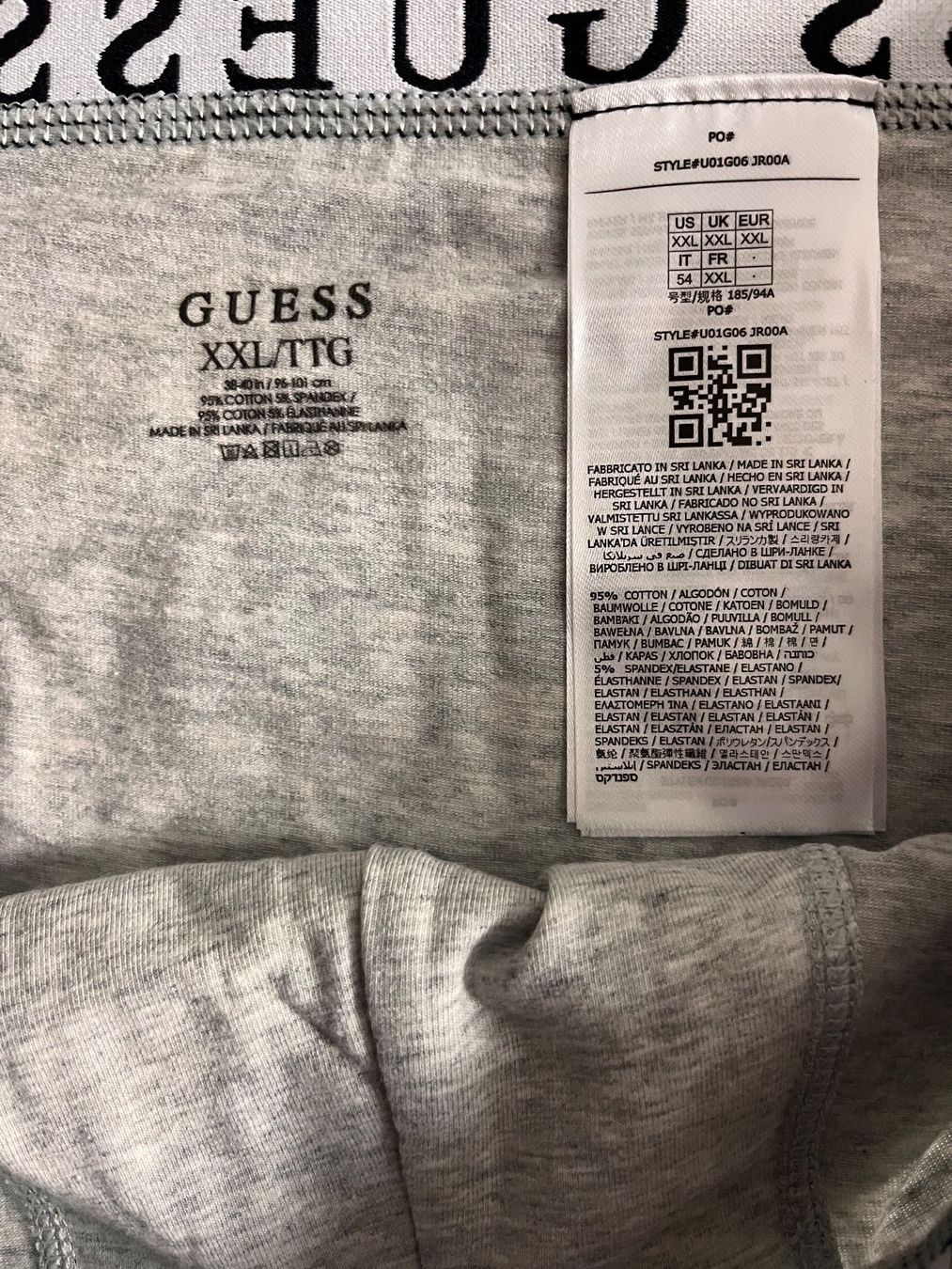 Guess Biancheria intima: Boxershorts GUESS, Grösse XXL, Farbe Hellgrau – Nuovo (secondo la descrizione) da Rudolfstetten venduto da gst_g7xl 1