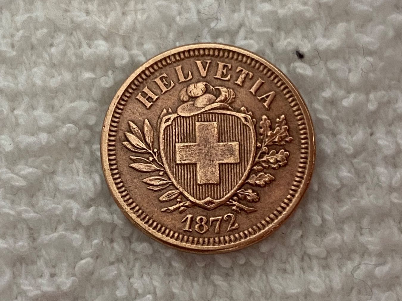 Tutti le monete: 1 centime/rappen 1872 – Usato da Nyon venduto da Ilmi09
