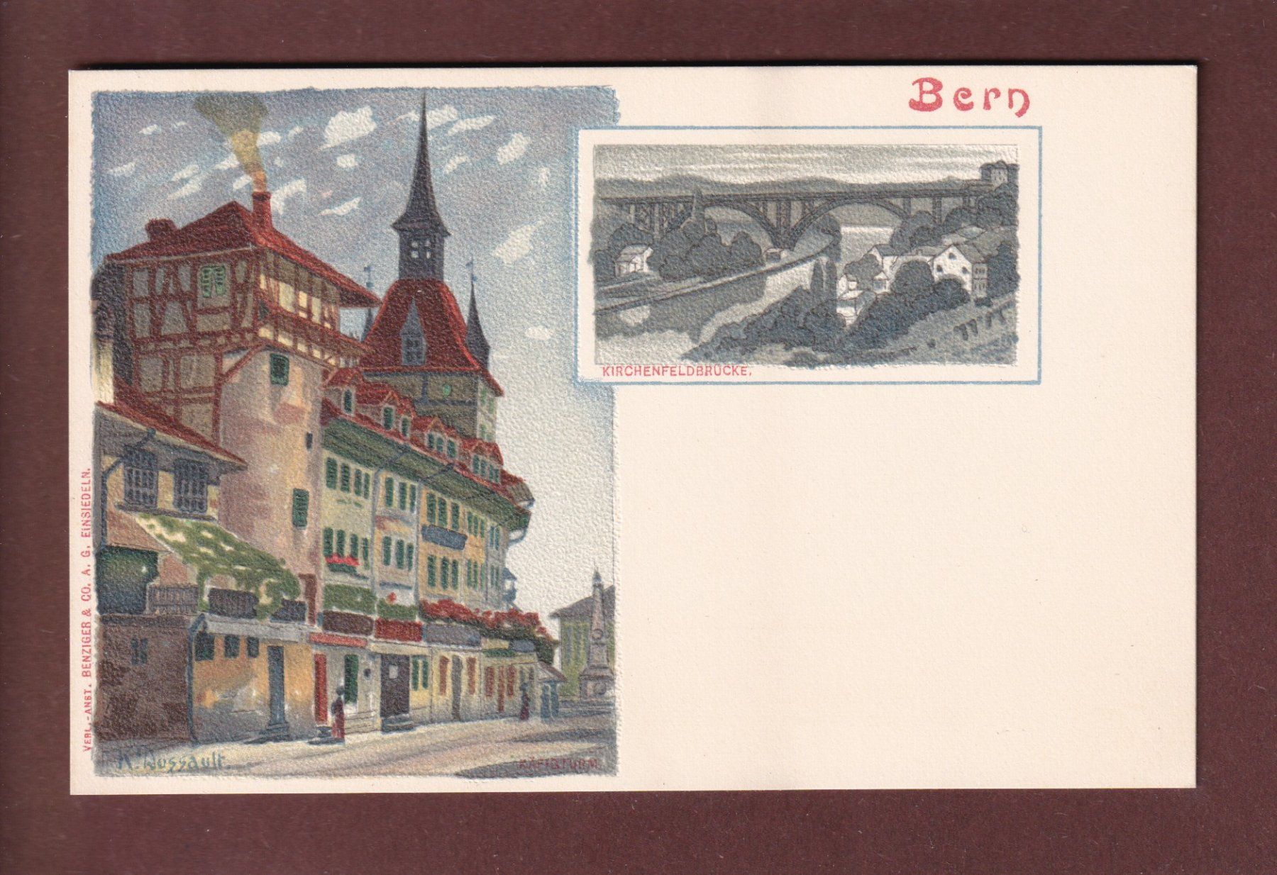 Cartes postales: BERN - Käfigturm - K- Dussault – D'occasion à Pully par nicecards