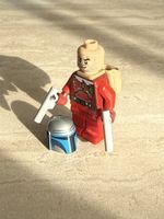Lego Star Wars Figur Mandalorianer rot mit Zubehör gebraucht