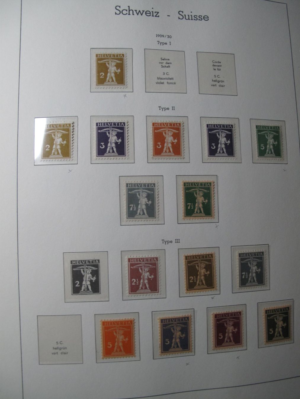 Album: Album Schweiz 1907 - 1989 Postfrisch – Usato da Wil SG venduto da fva01 2