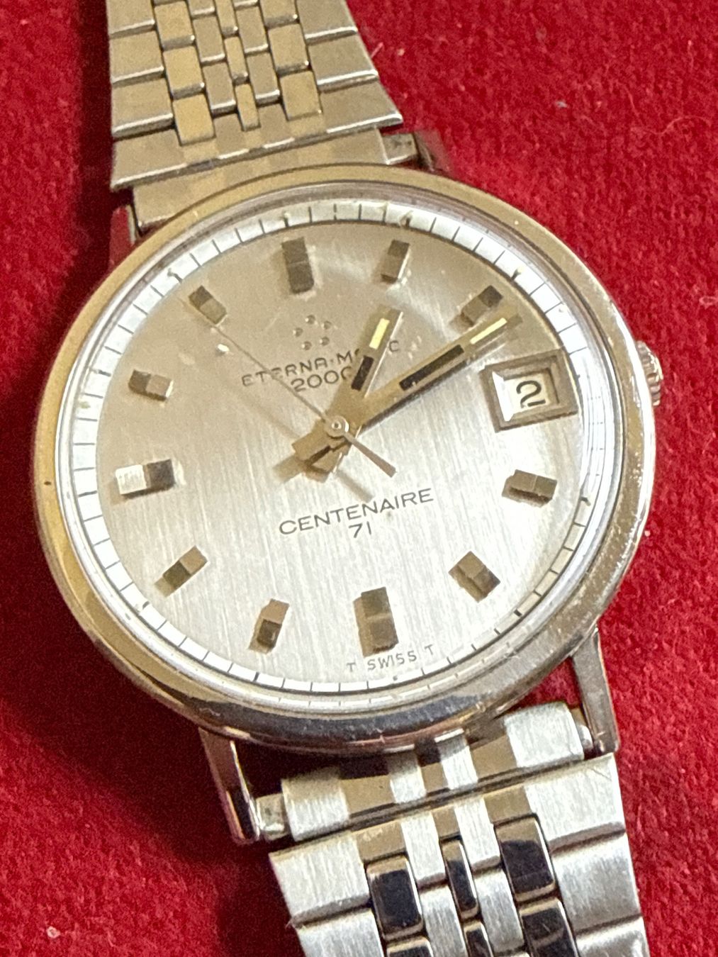 Eterna Orologi: Eterna Matic 2000 Centenaire 71 Vintage 34.5 mm – Usato da Pfeffingen venduto da Allhandelklgwatches