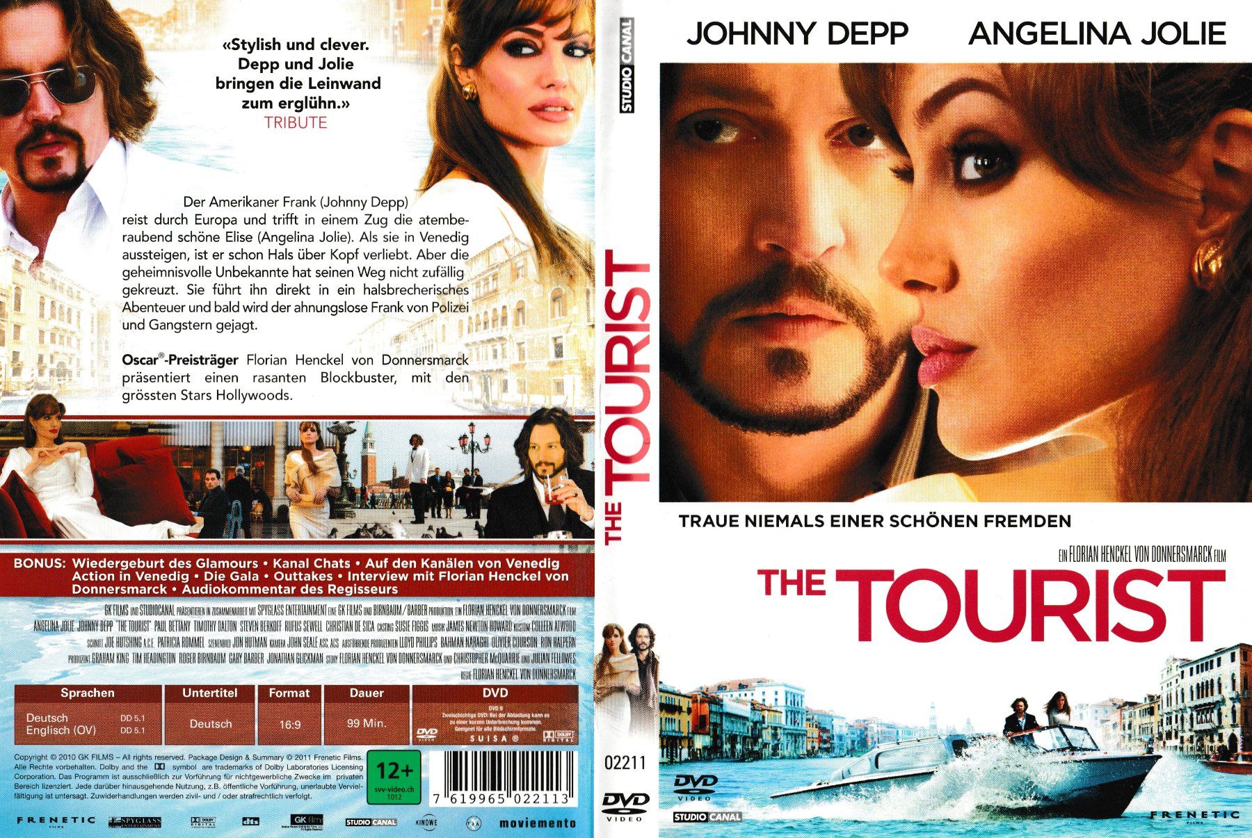 Tutti i DVDs: DVD - The Tourist – Usato da Langnau am Albis venduto da MediaRescuerKeLoX