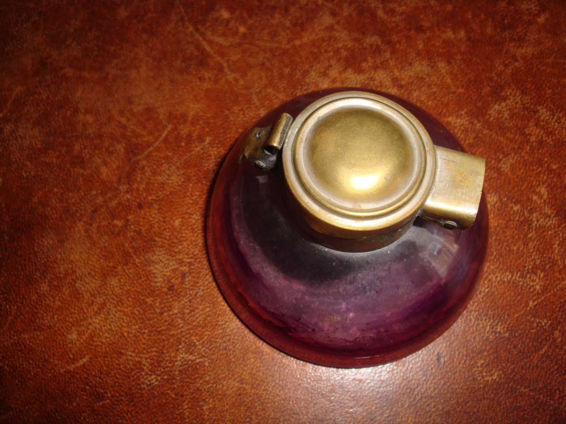 Altro in Antiquarato & Arte: antiker Tintenfass, Glas/Messing – Usato da häusernmoos venduto da buc_8ftk 4