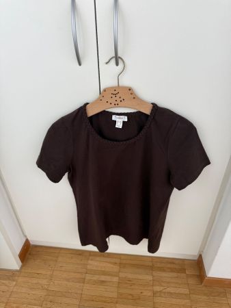 T-Shirt von Mona dunkelbraun Gr. 42/neuwertig
