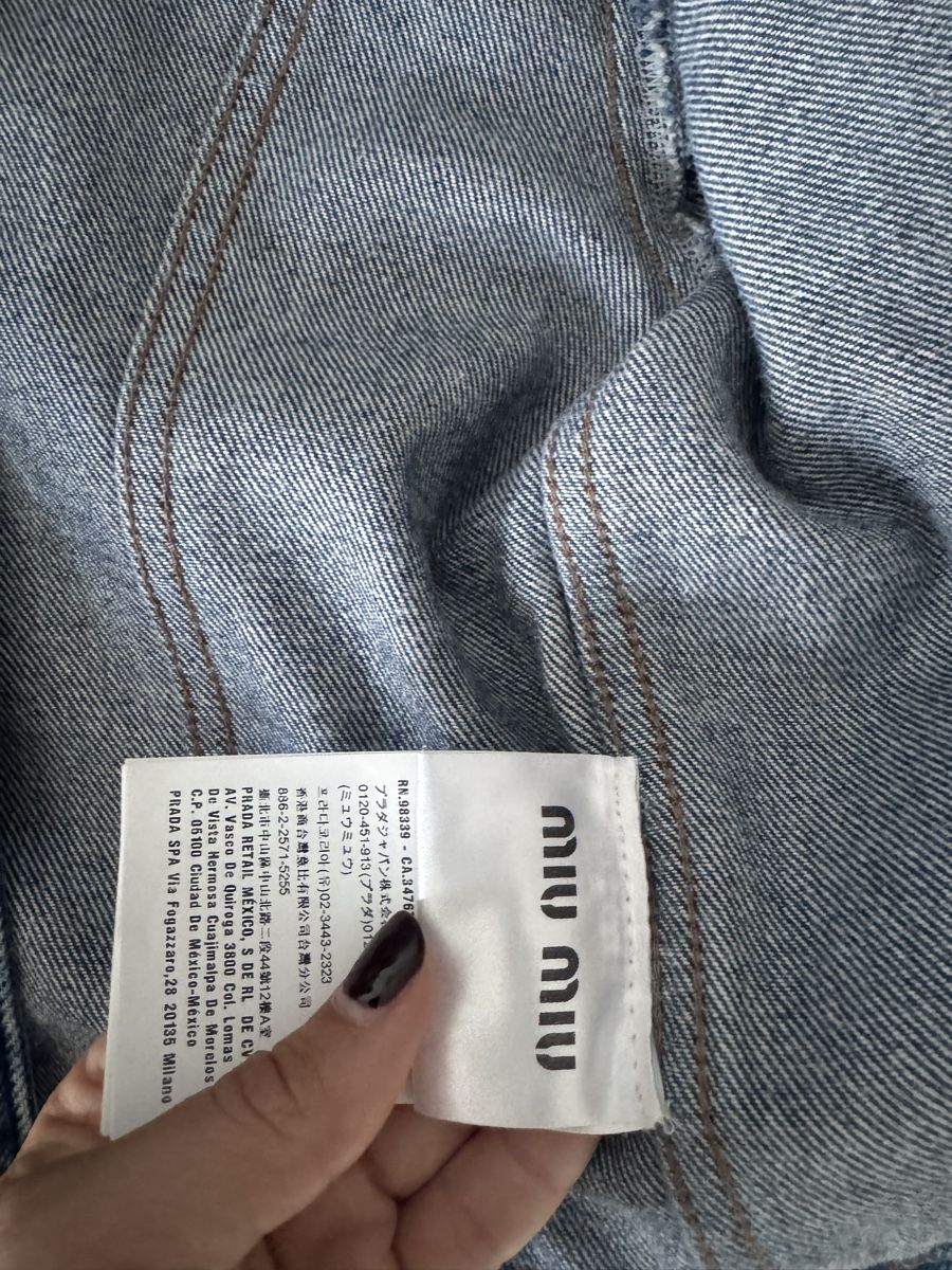 Miu Miu Giacche: MIU MIU giacca di jeans  – Nuovo (secondo la descrizione) da cadempino venduto da fio_cbt9 3