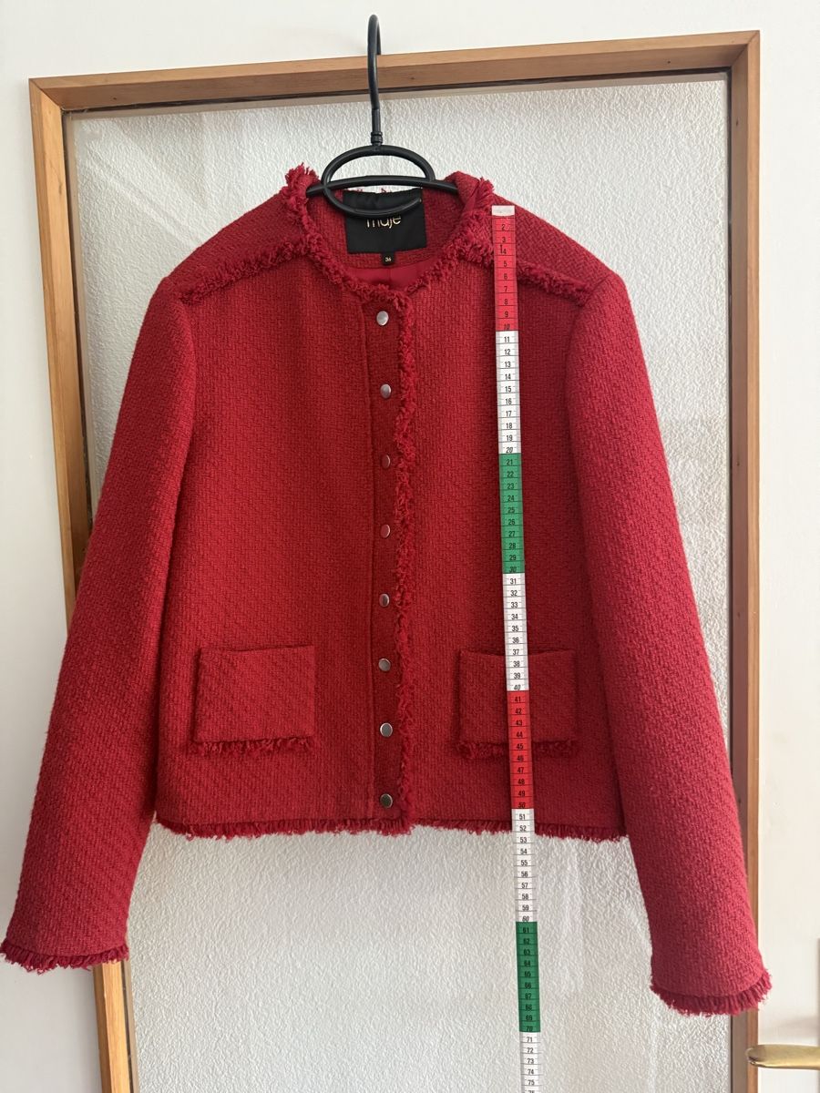 Maje Jacken: NEU Maje Blazer Rot Gr. 36 – Neu (gemäss Beschreibung) aus Zollikon von brownbear1 1