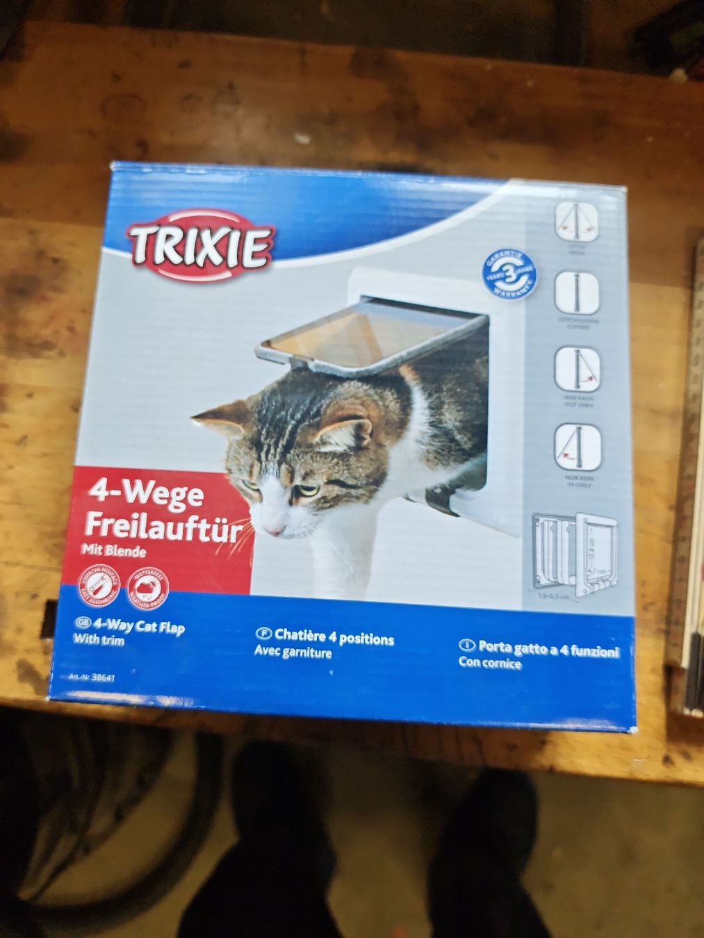 Gattaiole: Trixie Katzenklappe, neu, ungebraucht, Schnäppchen! – Nuovo e nell'imballaggio originale da Schöfflisdorf venduto da wegdamit04
