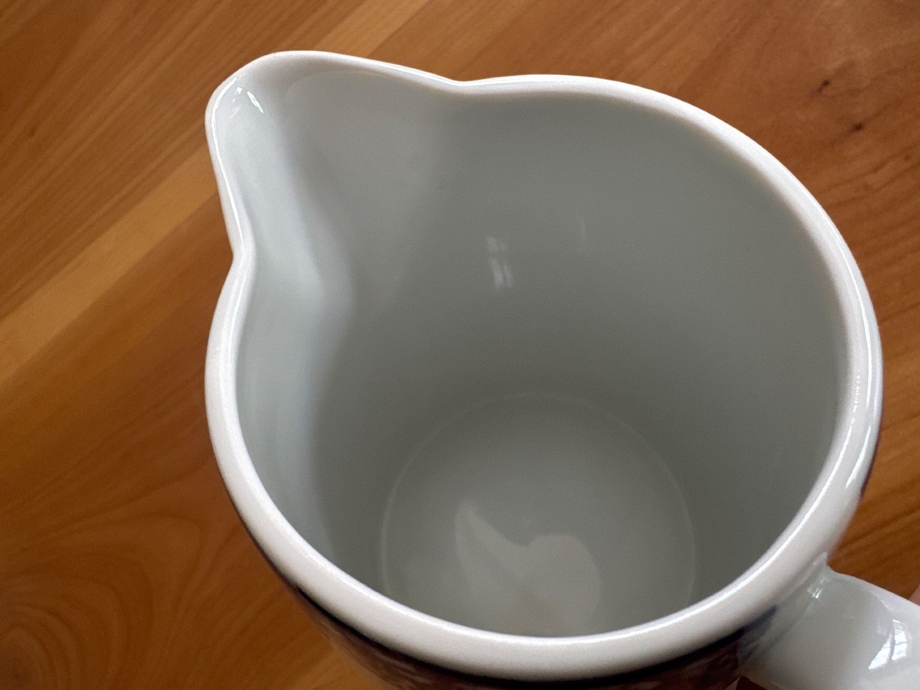 Caraffe: Milchkrug mit blauem Muster Langenthal – Usato da Cham venduto da matap1 2