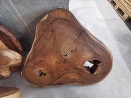 Couchtisch Baumscheibe, Baumscheibe Tisch, Holzstamm Tisch
