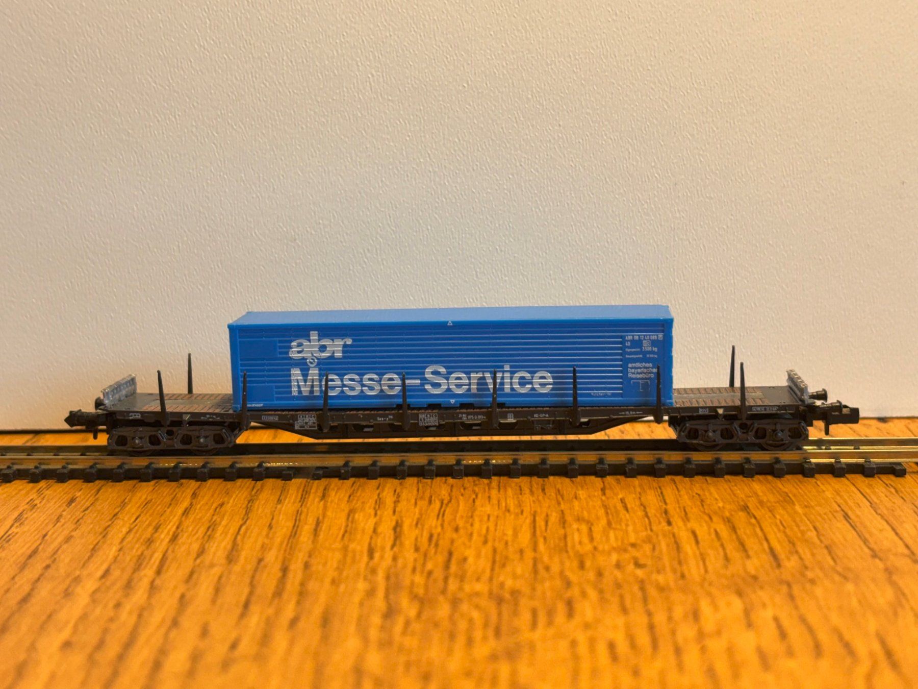 Modellini di ferrovie: L2422: Containerwagen (Spur N) – Usato da Birsfelden venduto da Birs_25 1