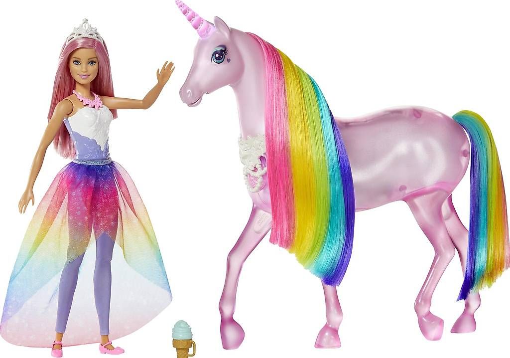 Bambole: Barbie mit leuchtendem Einhorn! – Usato da Münchenstein venduto da Pistons