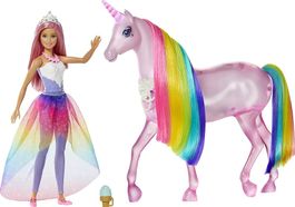 Barbie mit leuchtendem Einhorn!