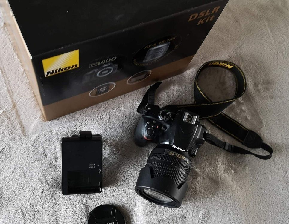 Nikon Kamera: Nikon D3400 + 18-105mm VR Objektiv – Gebraucht aus Binningen von Heidimilch 1