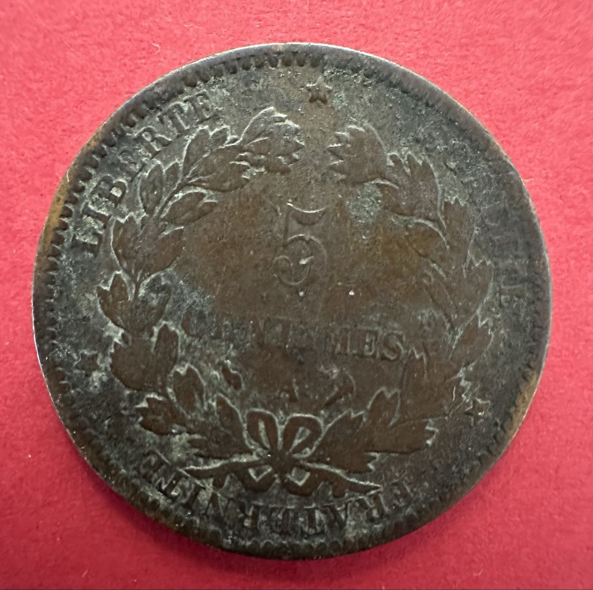 Tutti le monete: FRANKREICH 1897 5 CENT GE – Usato da Watt venduto da Coins13 1