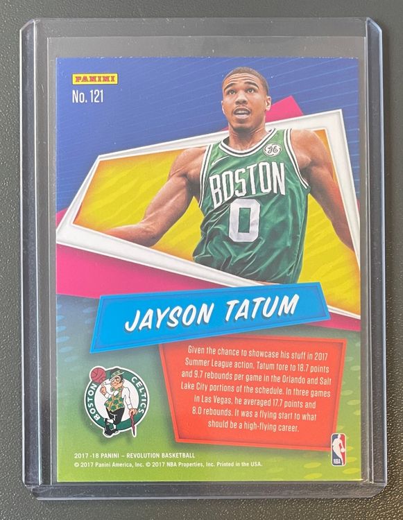 NBA Jayson Tatum 2017-18 Revolution Rookie Card | Kaufen auf Ricardo
