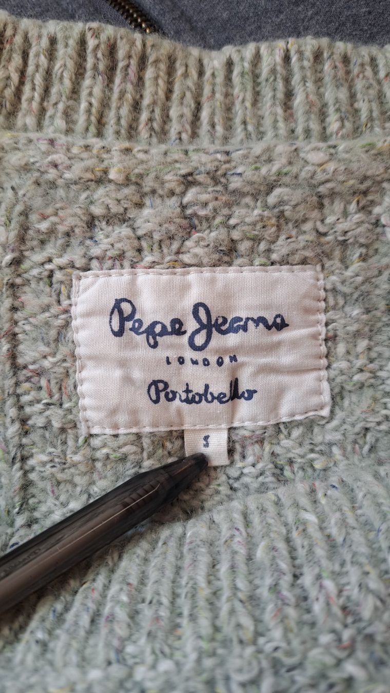 Pepe Jeans Maglioni & Felpe: Warmer Pulli mit Zopfmuster, wirkt hellgrün/grau, Gr.S – Usato da Oberwil i. S. venduto da ste_77ly 3