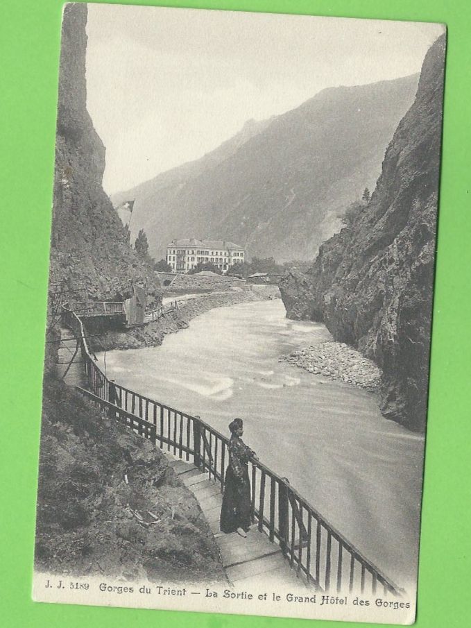 Cartoline postali: Gorges du Trient Schweiz – Usato da Zürich venduto da t24_de