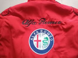 NEU Alfa Romeo (neues Logo)Fan Jacke rot alle Größen/Modelle