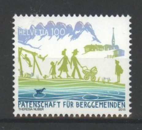 Tutti i francobolli: 2015, 75 Jahre Berggemeinden ** – Nuovo (secondo la descrizione) da Willisau venduto da Vollstempel