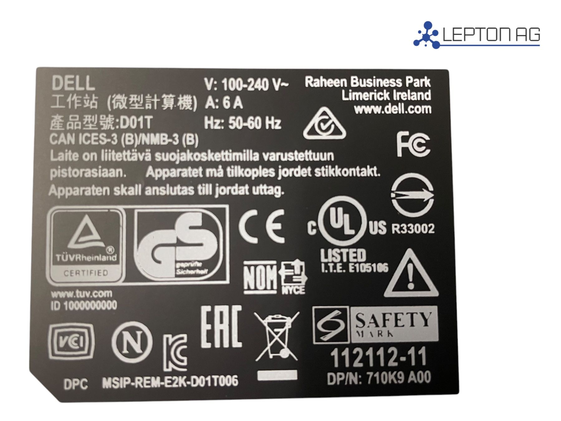 Dell PCs: Dell Precision T5810/E5-1650 v3/16GB – D'occasion à Niederdorf par LeptonAG 5